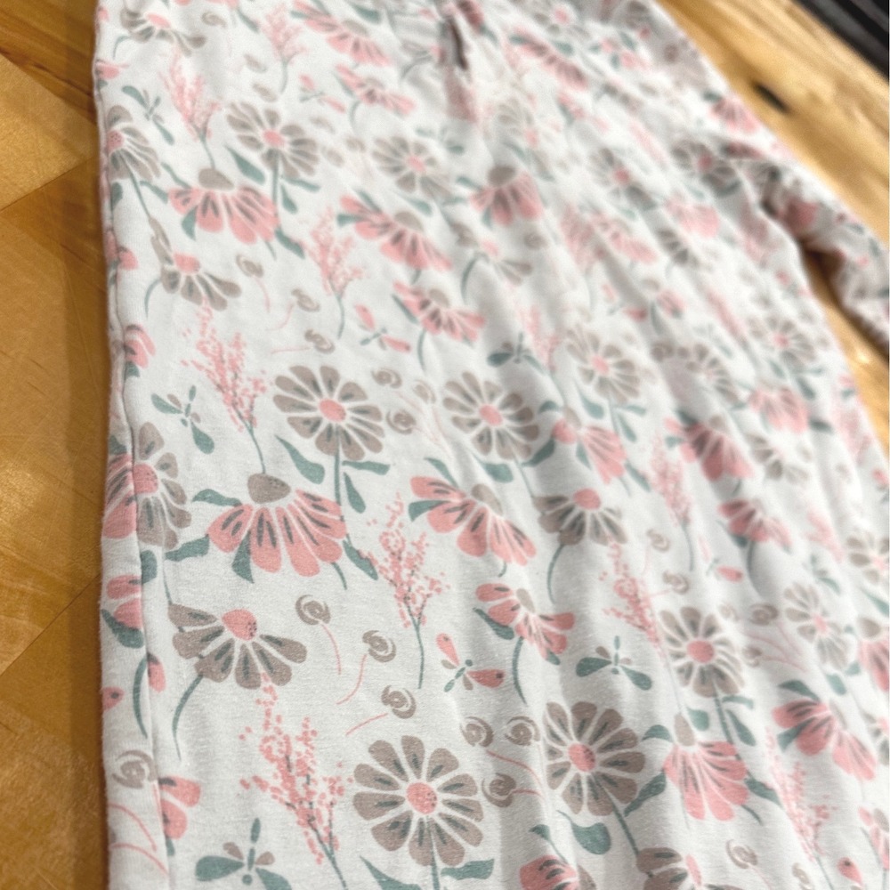 Sweet Bamboo Floral Romper Kids 18-24 Months Pink Bamboo Viscose Pajama - Picture 6 of 7
